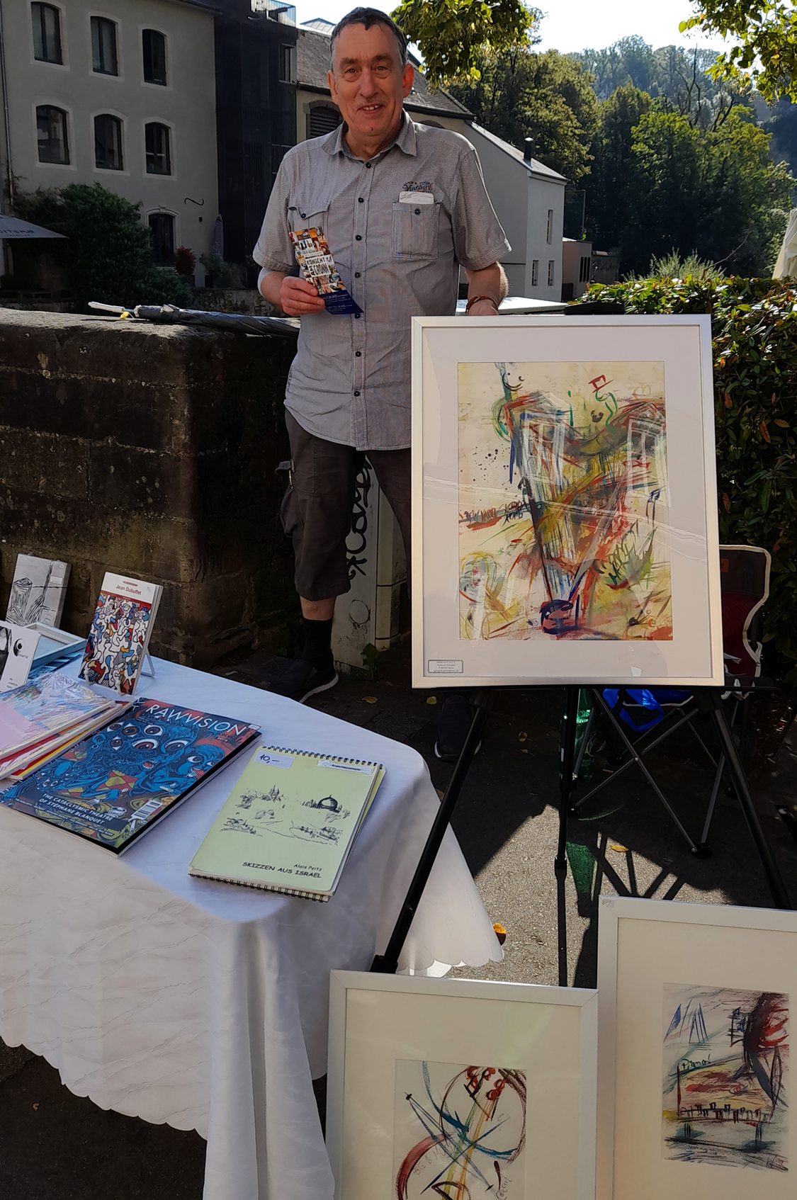 Art-Transmitter mit Stand bei Konscht am Gronn am 4.5. und 7.9.25